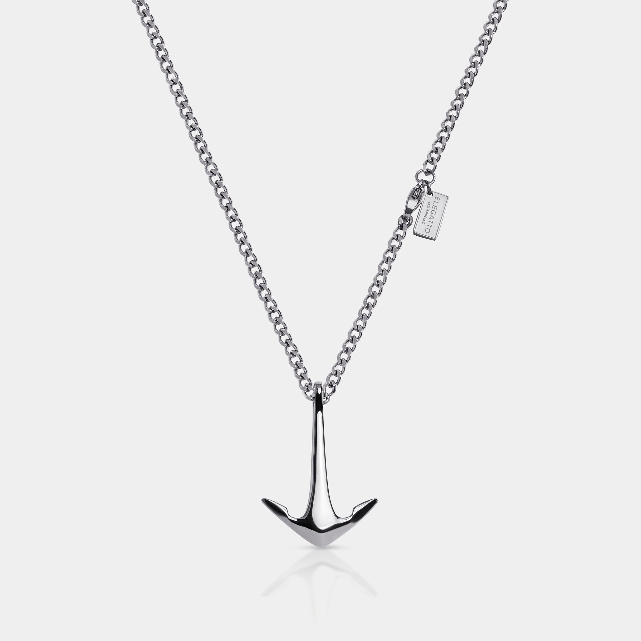 Anchor Necklace Silver - Elegatto