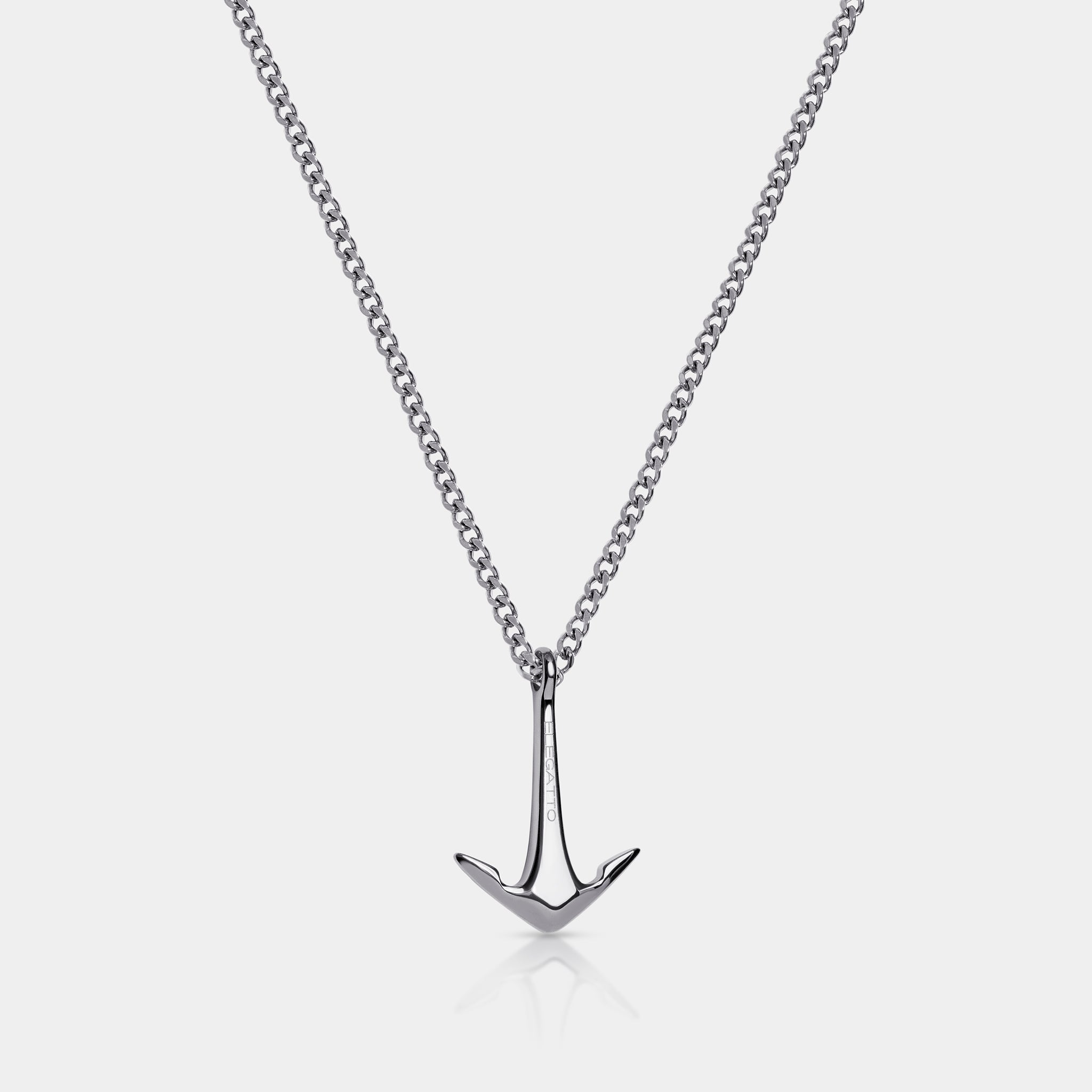 Anchor Necklace Silver - Elegatto