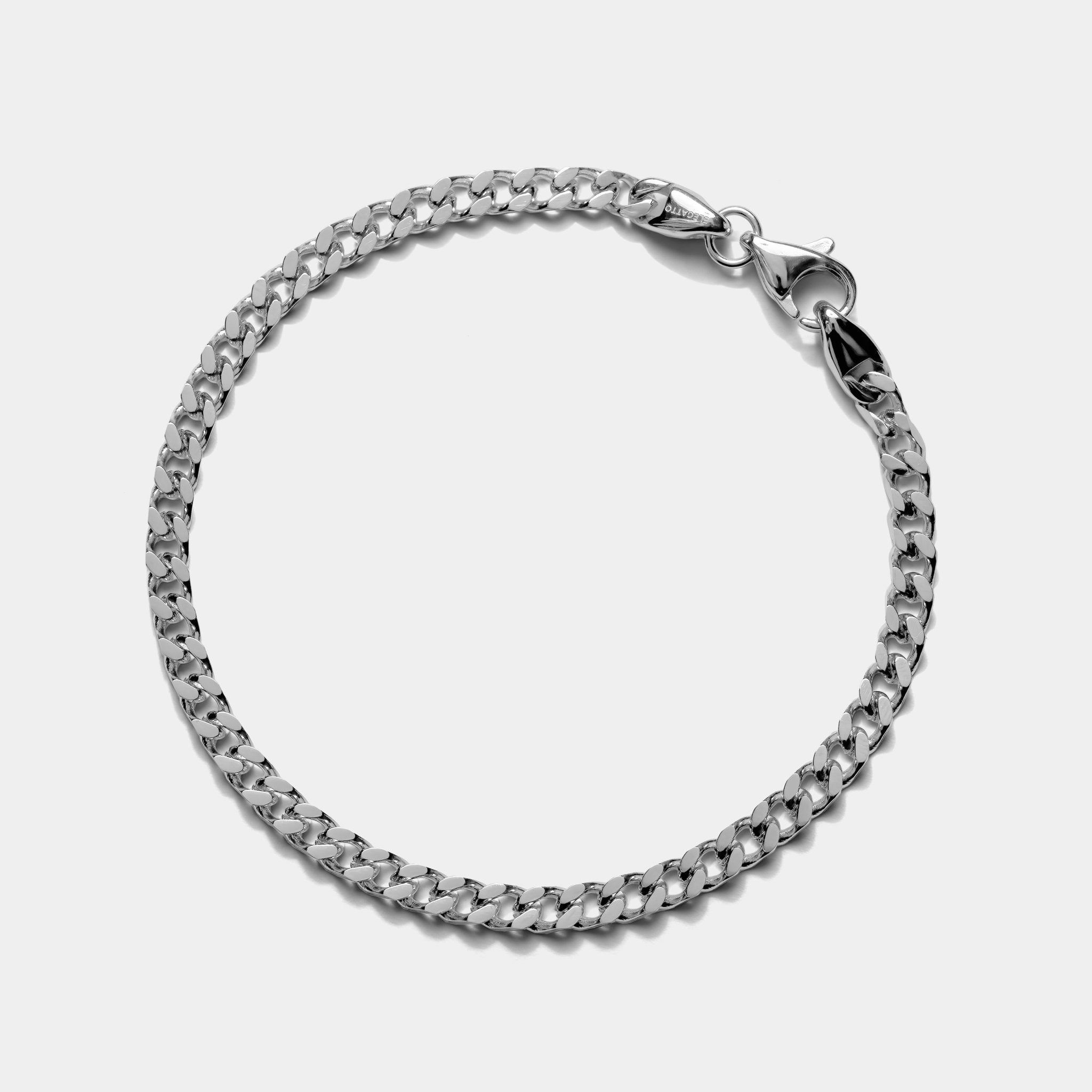 Cuban Chain Link Bundle Silver (4mm) - Elegatto