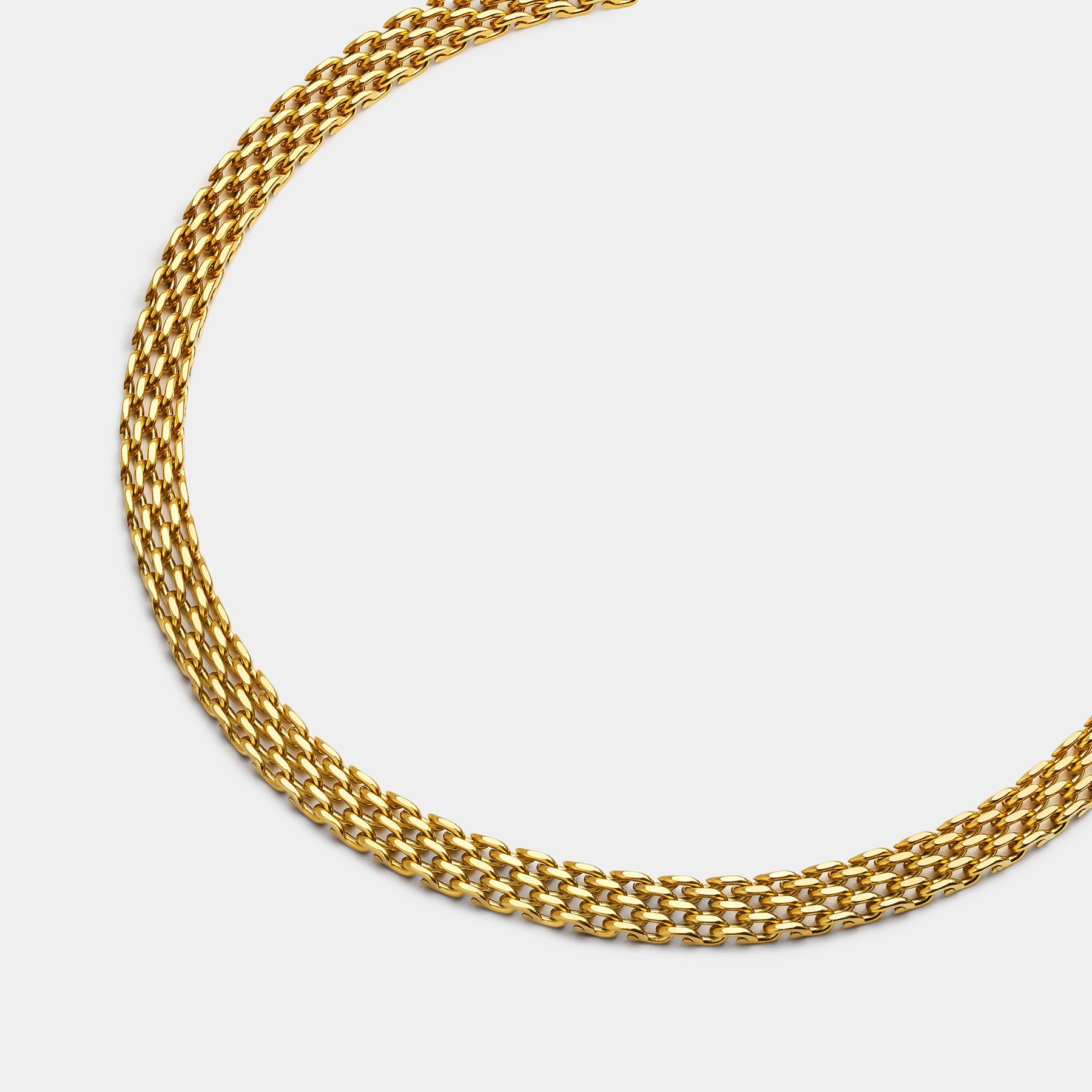 Mesh Choker Gold - Elegatto