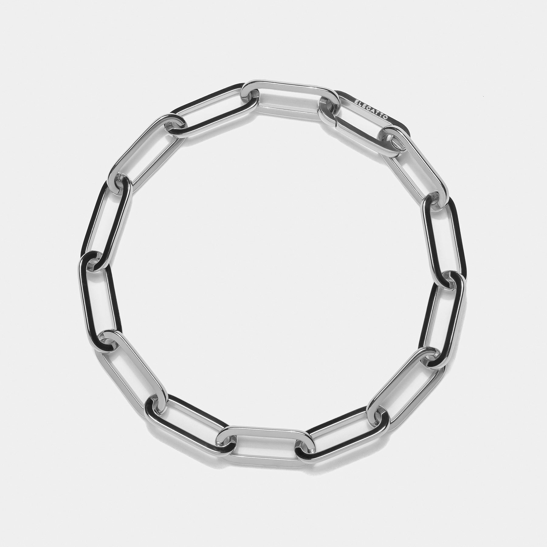 Paperclip Bracelet Silver - Elegatto