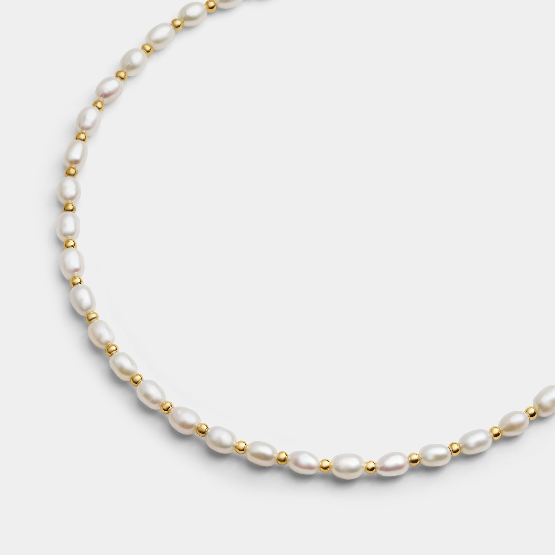 Pearl Choker Gold - Elegatto