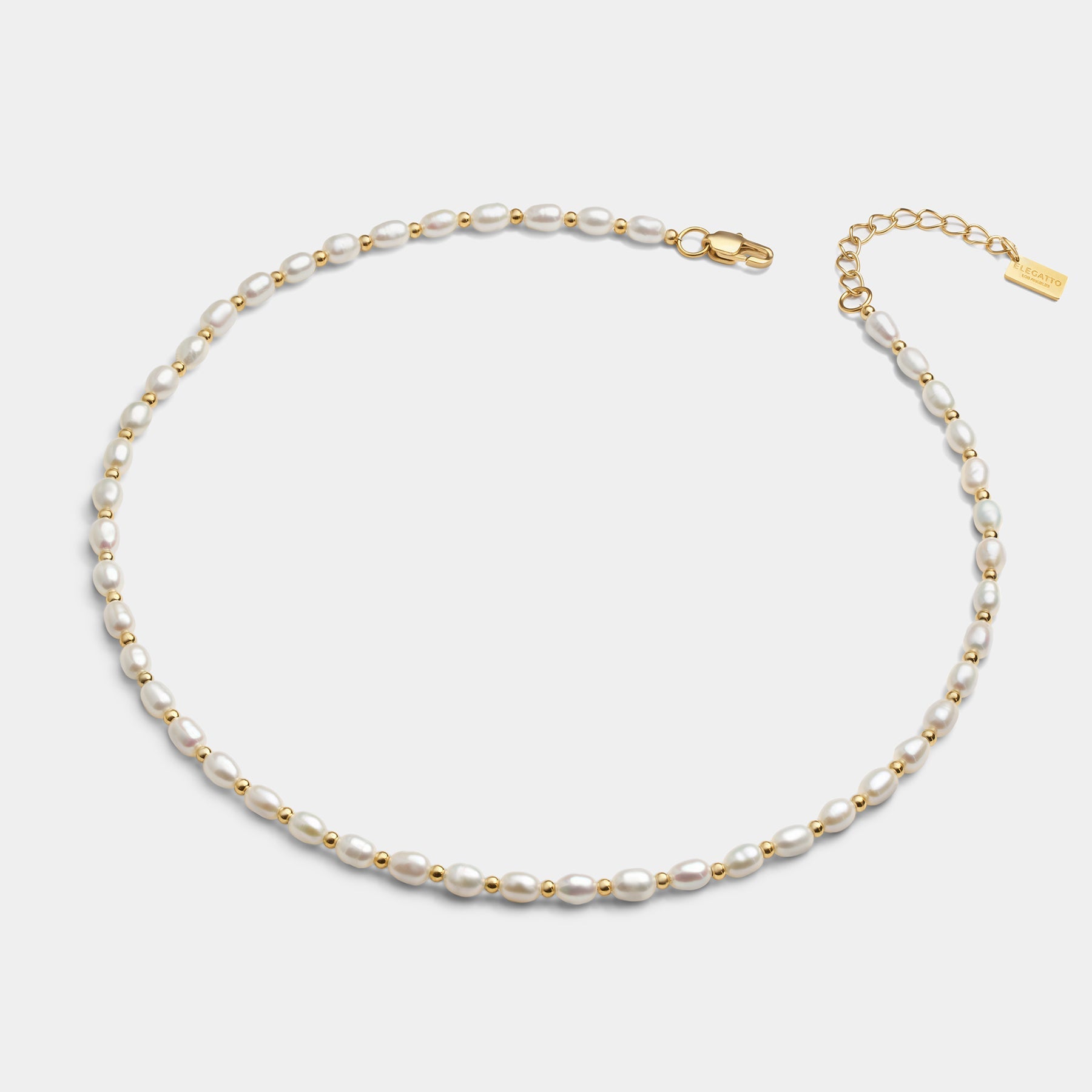 Pearl Choker Gold - Elegatto