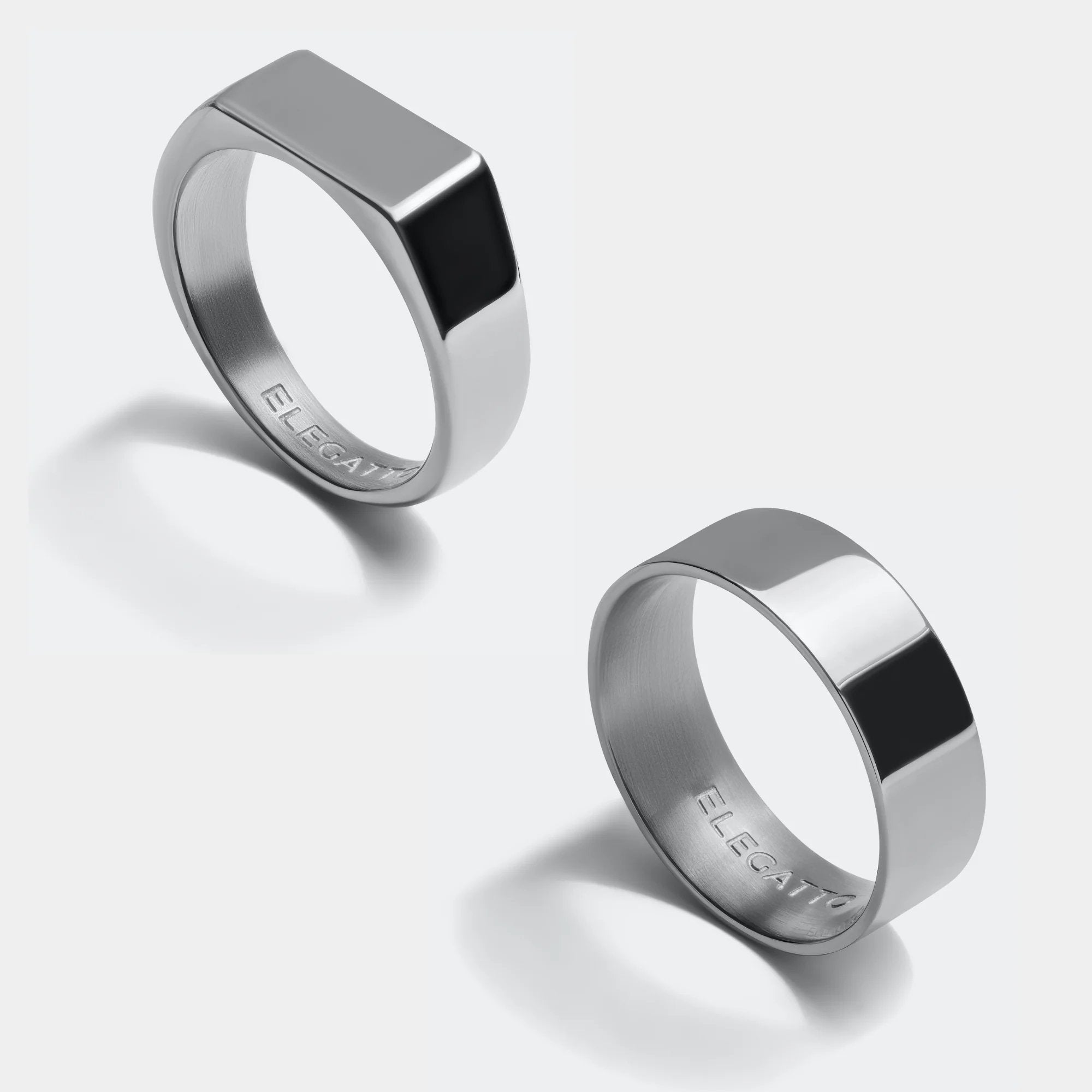 Ring Bundle Silver - Elegatto