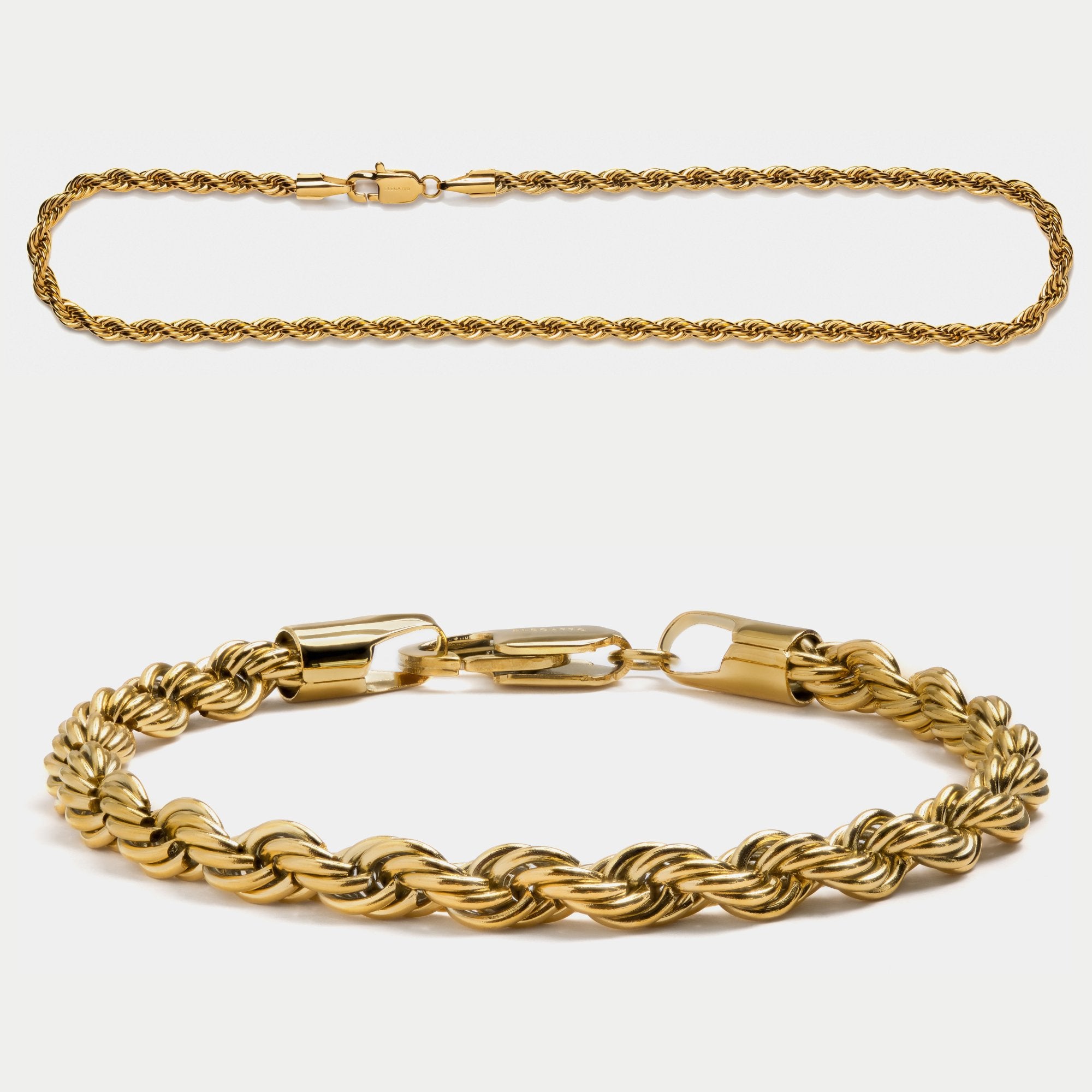 Rope Chain Bundle Gold - Elegatto