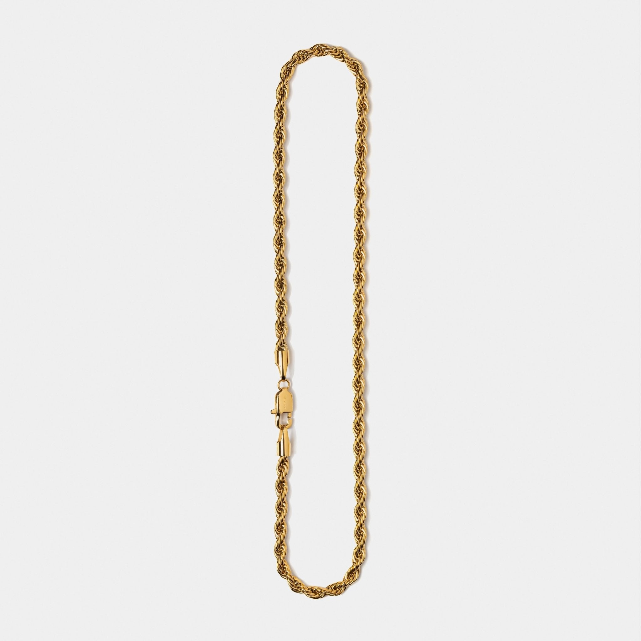 Rope Chain Necklace Gold - Elegatto