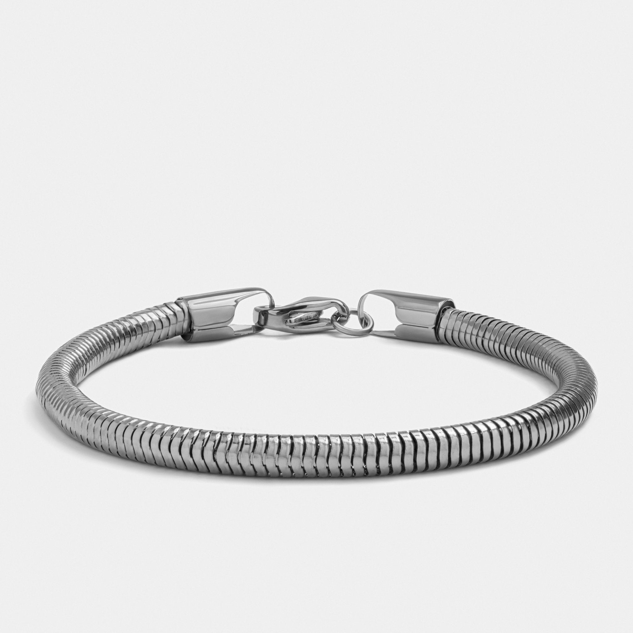 Snake Chain Bracelet Silver (4mm)
