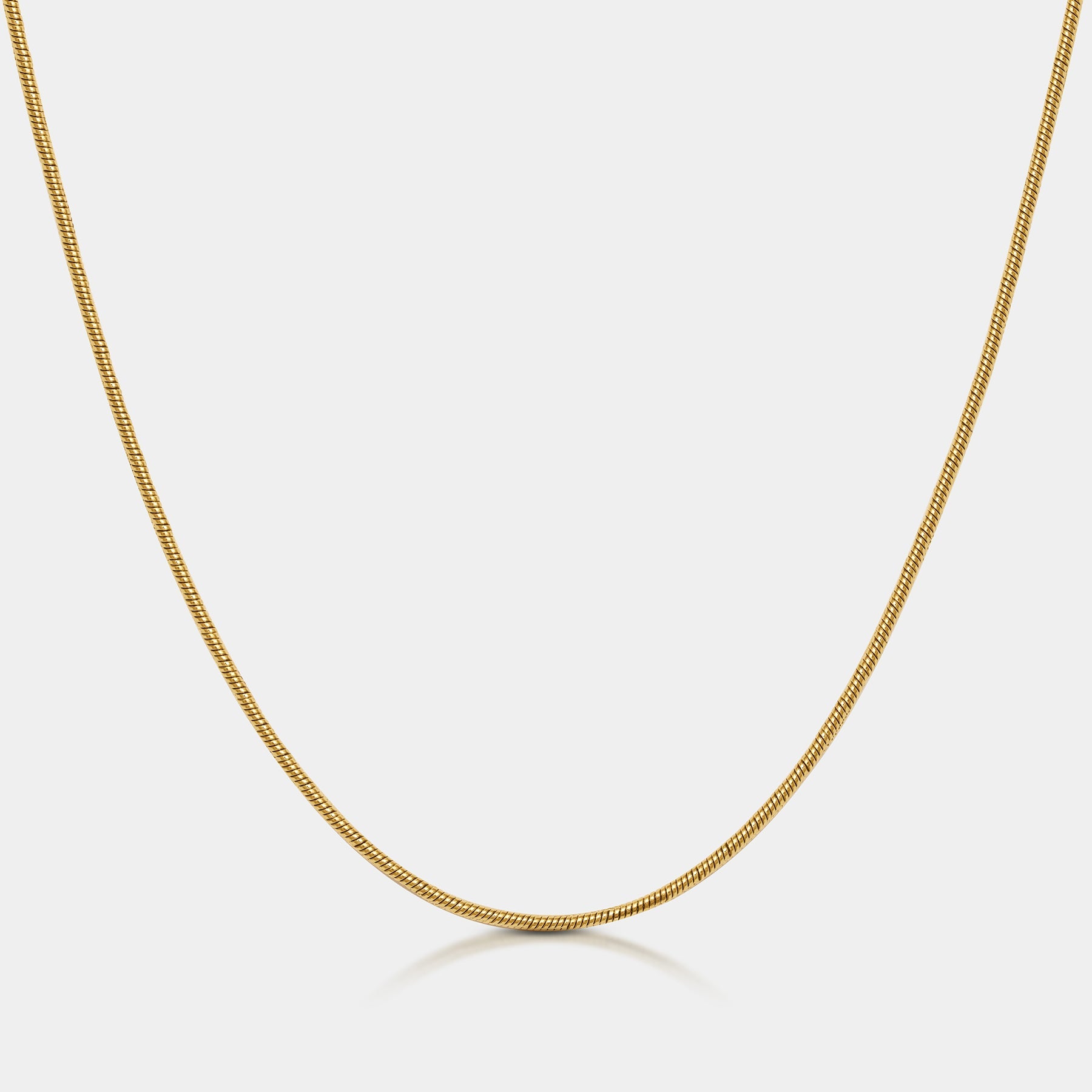 Snake Chain Necklace Gold