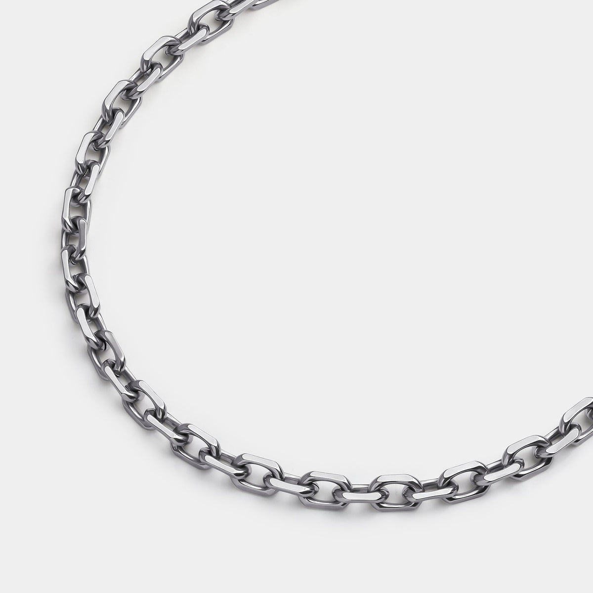 Elegatto Biker Chain Necklace in Pure 316L Stainless Steel