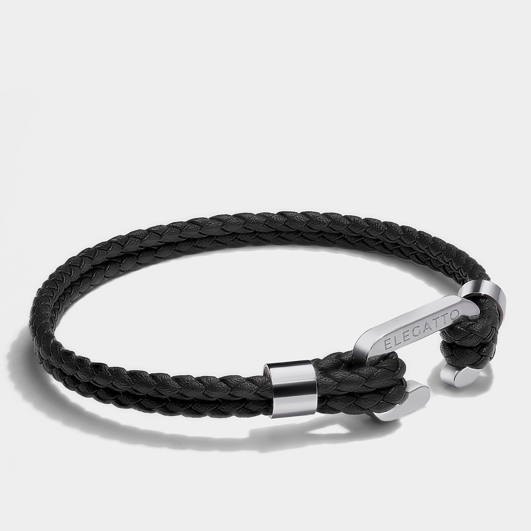 Helix Black C-clasp Bracelet
