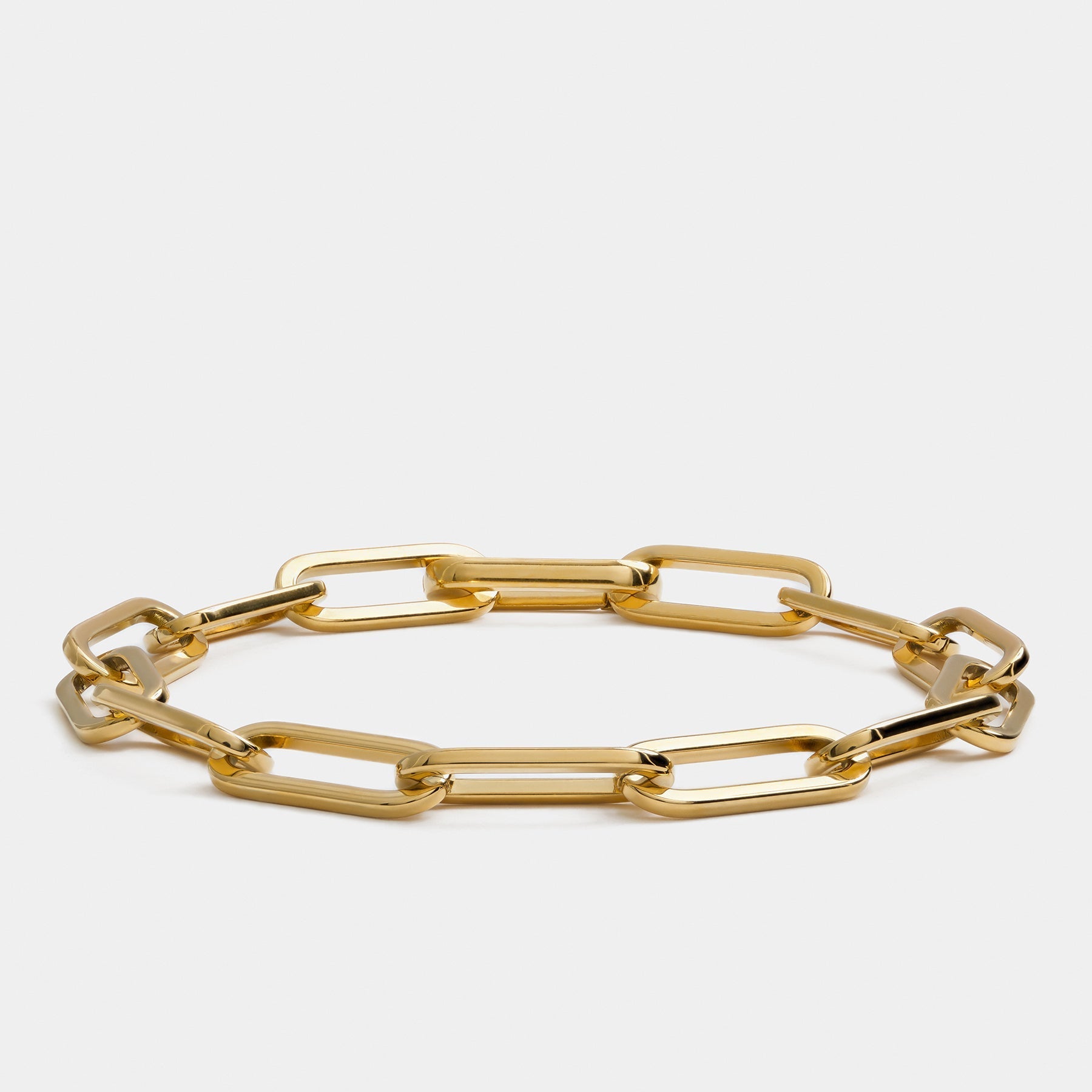 Paperclip Bracelet Gold W - Elegatto