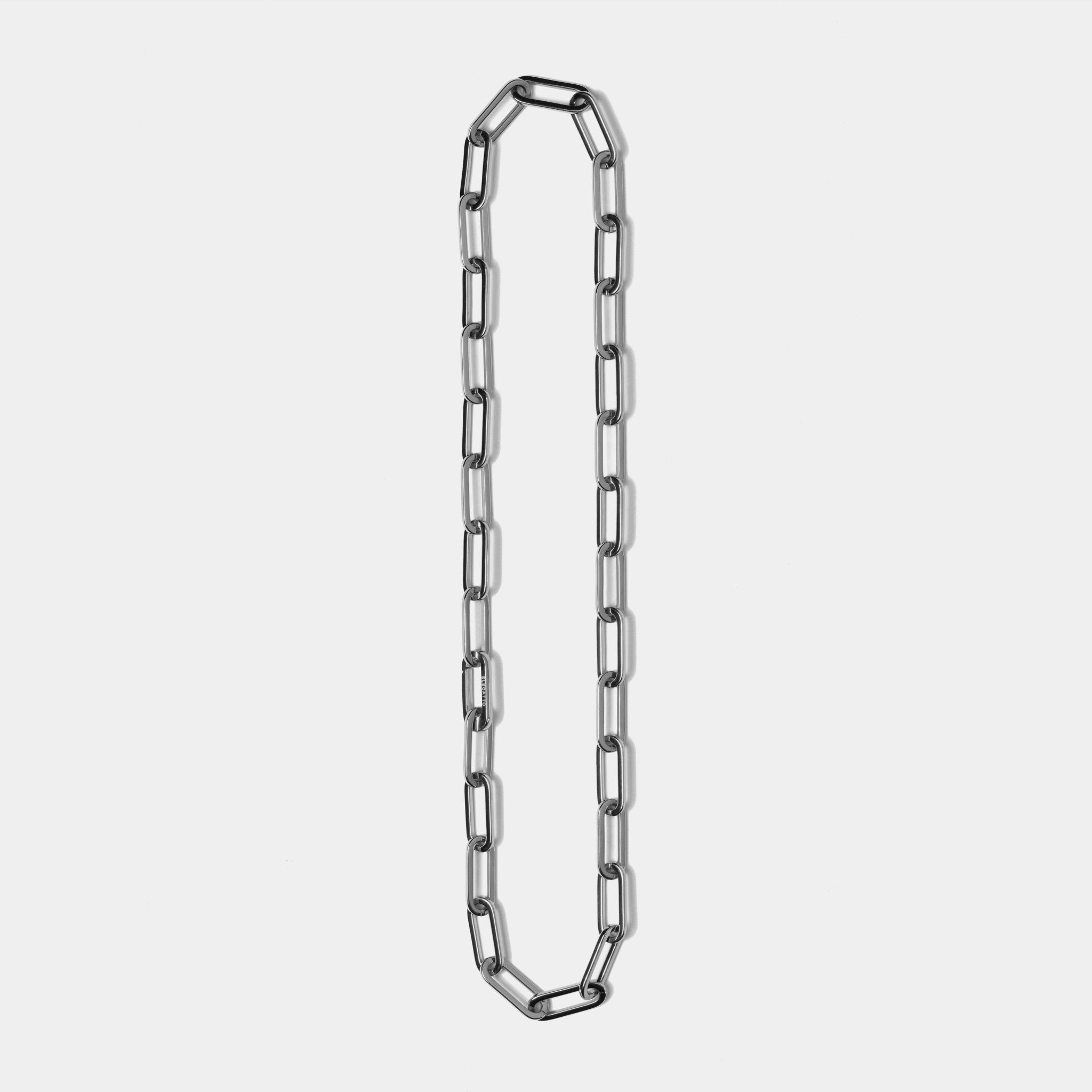 Paperclip Necklace Silver - Elegatto
