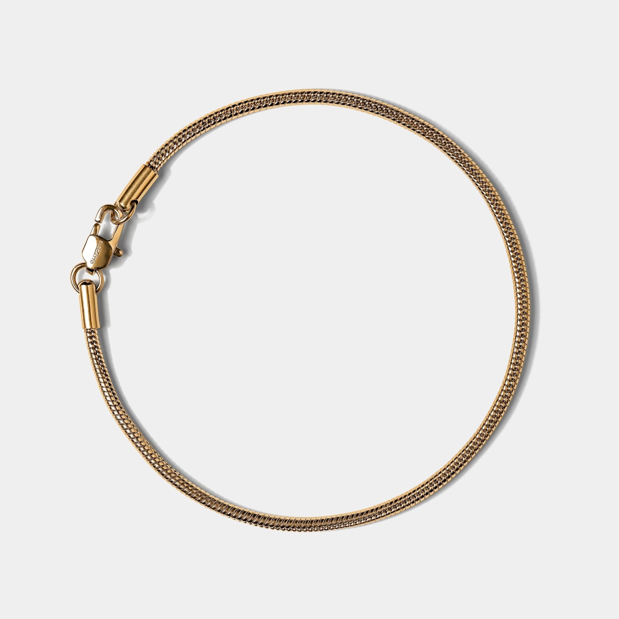 Snake Chain Bracelet Gold (2mm) W