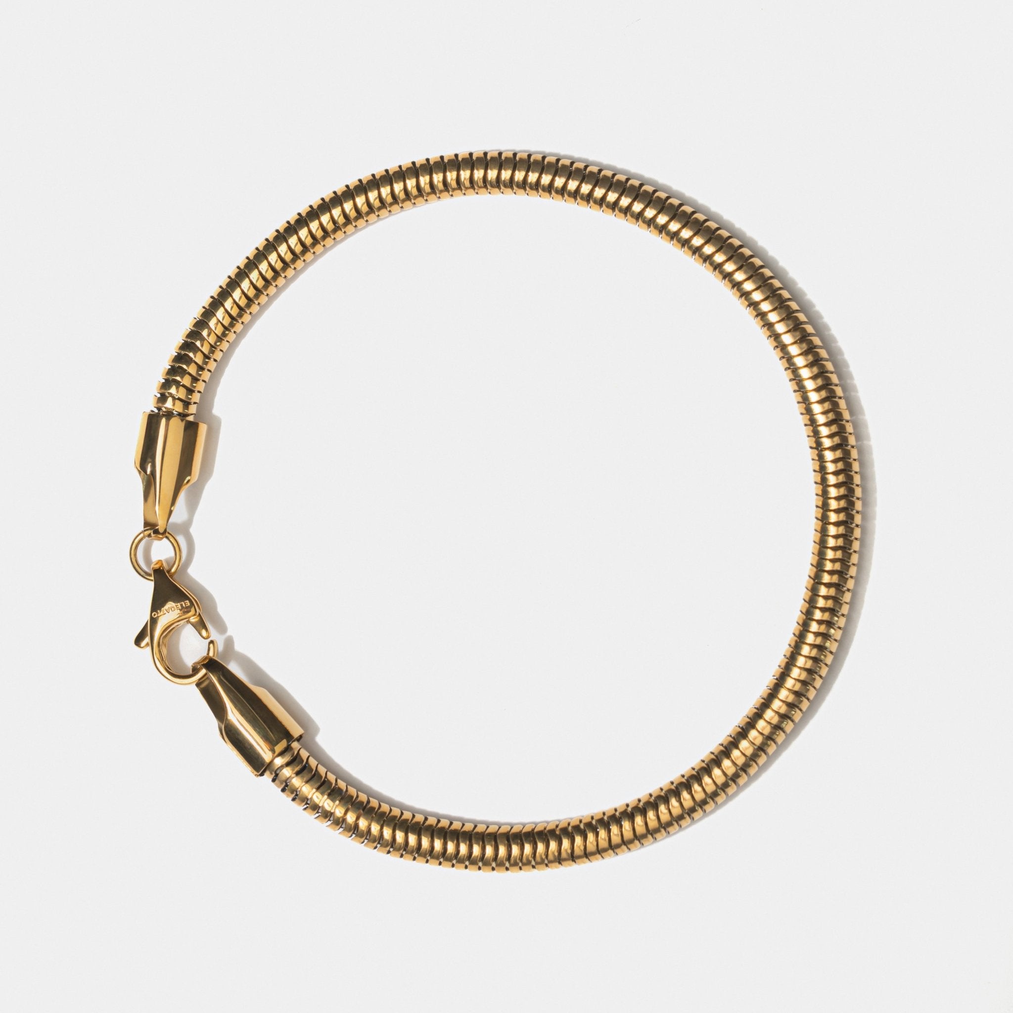 Snake Chain Bracelet Gold (4mm)