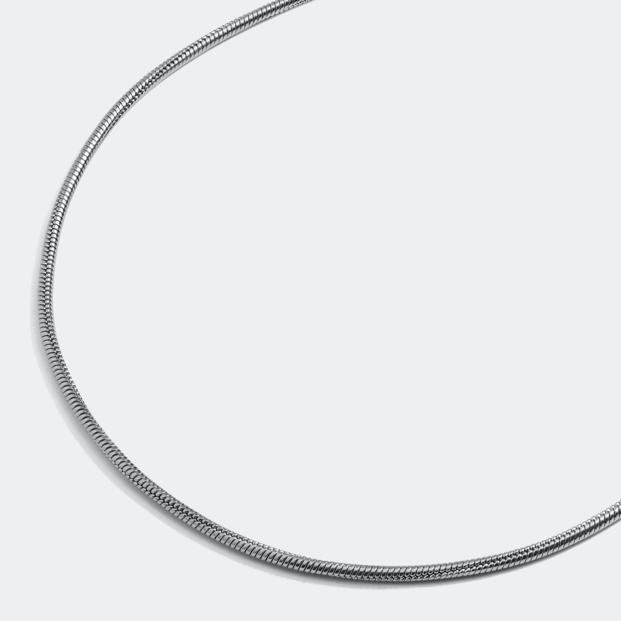 Snake Chain Necklace Silver W